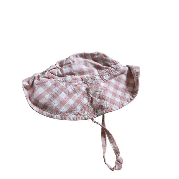 Pehr Pink Gingham Sun Hat - Picture 1 of 4